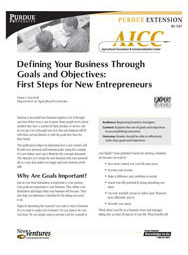 Defining Your Business Through Goals and Objectives: First Steps for New Entrepreneurs